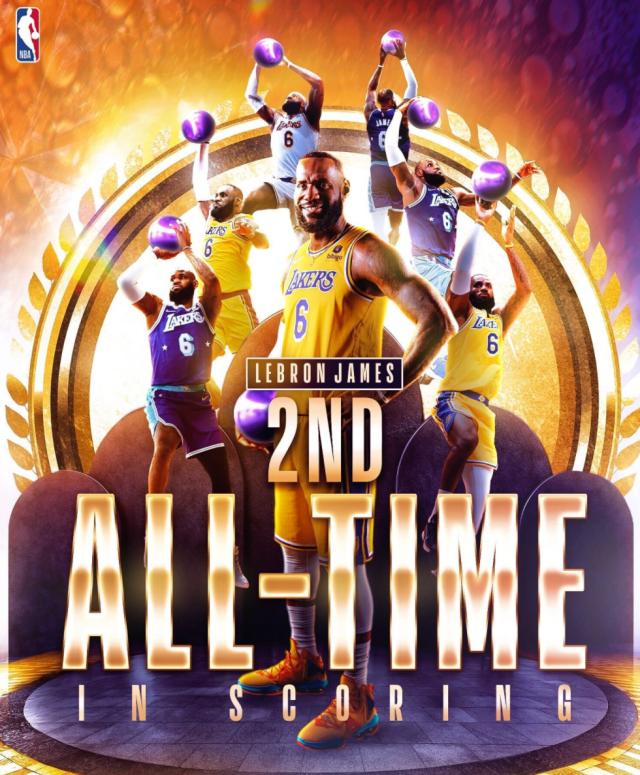 开云中国-历史第二只是起点 詹姆斯得分榜封王还需多久?